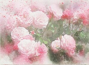 Декупажна хартия Pink Roses 43.20 х 58.40 см