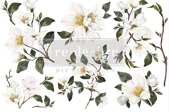 Трансферно изображение White Magnolia
