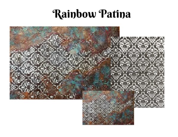 Декупажна хартия Rainbow Patina and Victorian Wallpaper комплект от 3 хартии