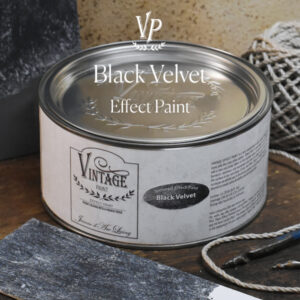 Vintage Effect Paint Black Velvet - черно
