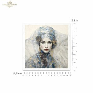 Декупажна хартия 14.8 х 14.8 см