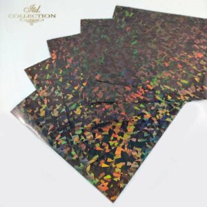 Фолио за декорация - glitter brown