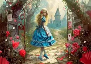 Декупажна хартия Alice At The Castle 3 Rice Paper - A2