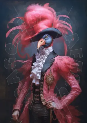 Декупажна хартия Flamboyant Flamingo 5 Rice Paper - A2