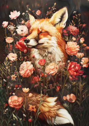 Декупажна хартия Folkart Fox Rice Paper - A2